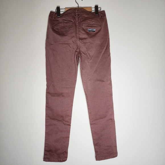 ROBERTO CAVALLI SPORT pastel pink casual gabardine pants - Picture 6 of 10